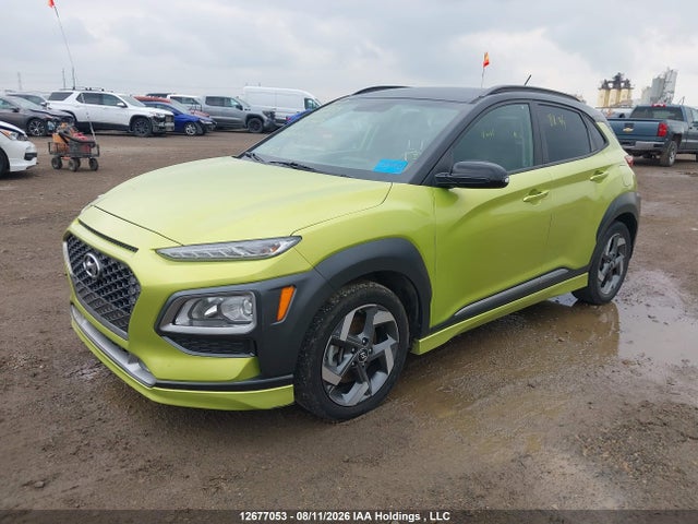 2020 Hyundai Kona Limited მანქანა იყიდება აუქციონზე, vin: KM8K3CA55LU448612, აუქციონის ნომერი: 12677053