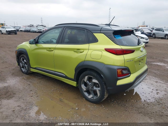 2020 Hyundai Kona Limited მანქანა იყიდება აუქციონზე, vin: KM8K3CA55LU448612, აუქციონის ნომერი: 12677053