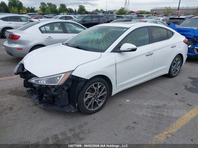 2020 Hyundai Elantra Luxury მანქანა იყიდება აუქციონზე, vin: KMHD84LF2LU921937, აუქციონის ნომერი: 12677059