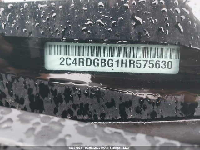 Aukcja sprzedaży 2017 Dodge Grand Caravan, vin: 2C4RDGBG1HR575630, numer aukcji: 12677061