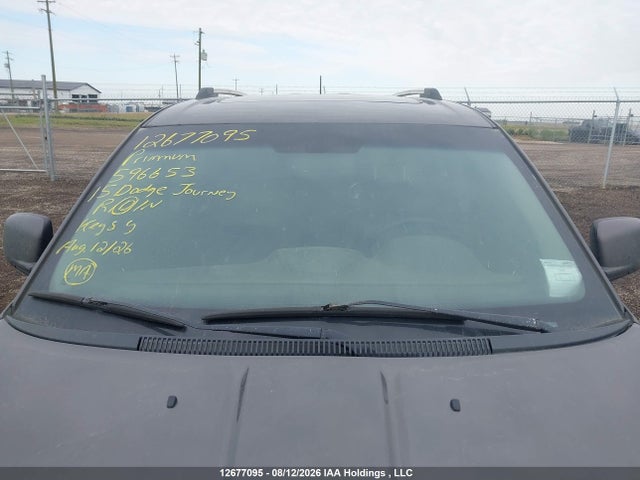 Auction sale of the 2015 Dodge Journey R/t, vin: 3C4PDDFG5FT596653, lot number: 12677095