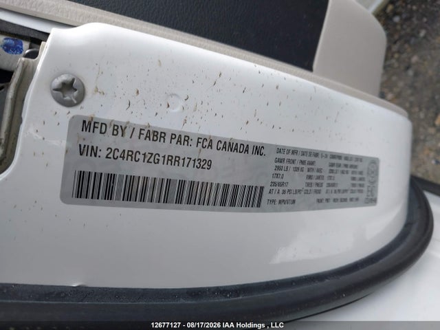 Продажа на аукционе авто 2024 Chrysler Grand Caravan Sxt, vin: 2C4RC1ZG1RR171329, номер лота: 12677127