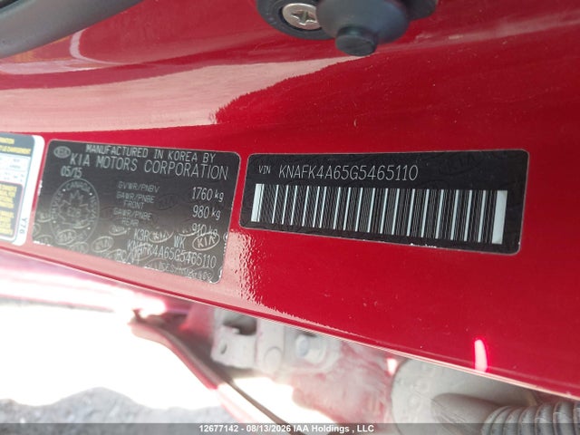 Продажа на аукционе авто 2016 Kia Forte 1.8l Lx/1.8l Lx+, vin: KNAFK4A65G5465110, номер лота: 12677142