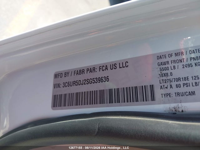 RAM 2500 Big Horn 2025 3C6UR5DJ2SG539636 Image 9