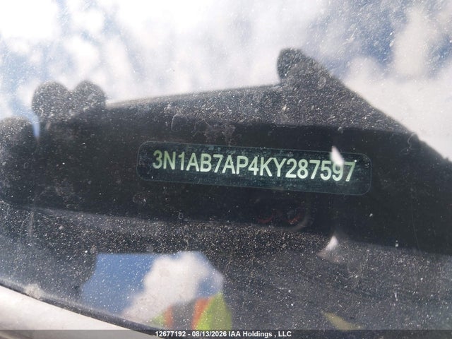 Продажа на аукционе авто 2019 Nissan Sentra 1.8 S/1.8 Sv, vin: 3N1AB7AP4KY287597, номер лота: 12677192
