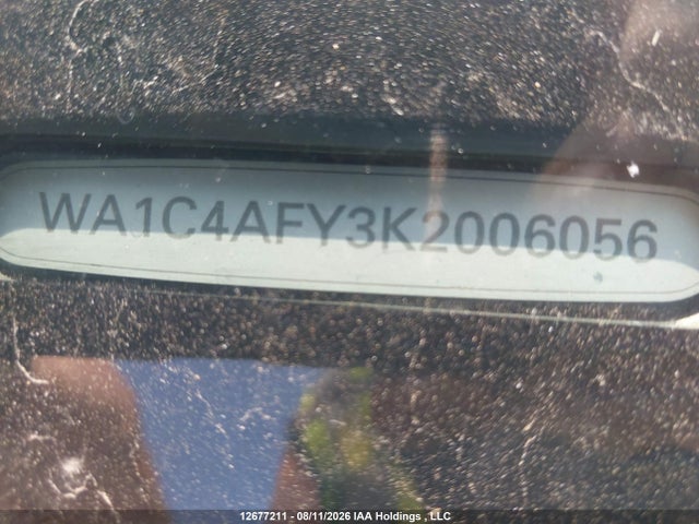 12677211 :رقم المزاد ، WA1C4AFY3K2006056 vin ، 2019 Audi Sq5 Prestige مزاد بيع