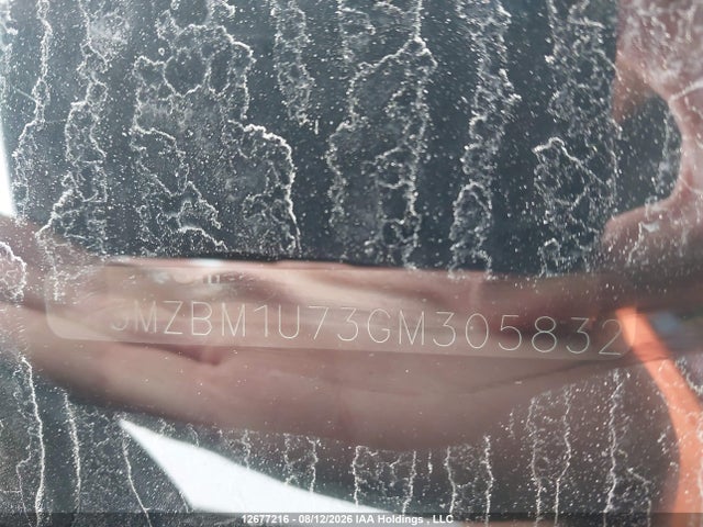 3MZBM1U73GM305832 Mazda Mazda3 G/gx