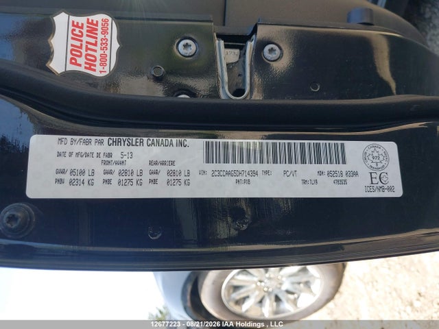 Aukcja sprzedaży 2013 Chrysler 300 Touring, vin: 2C3CCAAG5DH714394, numer aukcji: 12677223