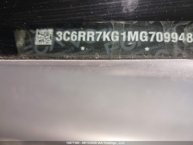 3C6RR7KG1MG709948 RAM 1500 Classic Tradesman