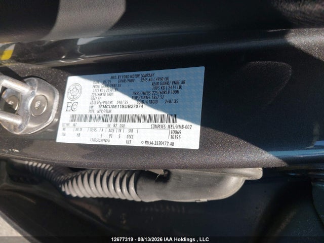 1FMCU0E11SUB27074 Ford Escape