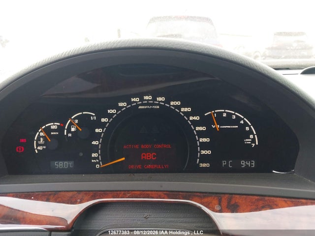 12677383 :رقم المزاد ، WDBNG74J84A427972 vin ، 2004 Mercedes-benz S 55 Amg مزاد بيع