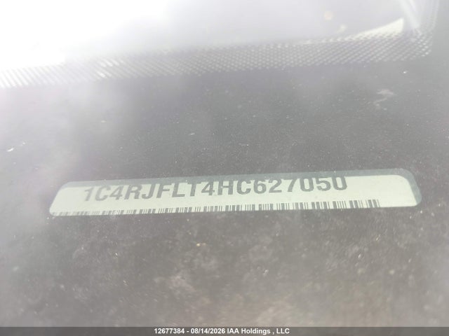 Aukcja sprzedaży 2017 Jeep Grand Cherokee Trailhawk, vin: 1C4RJFLT4HC627050, numer aukcji: 12677384