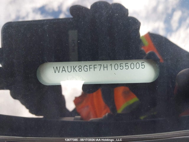 12677385 :رقم المزاد ، WAUK8GFF7H1055005 vin ، 2017 Audi A3 2.0t Technik مزاد بيع