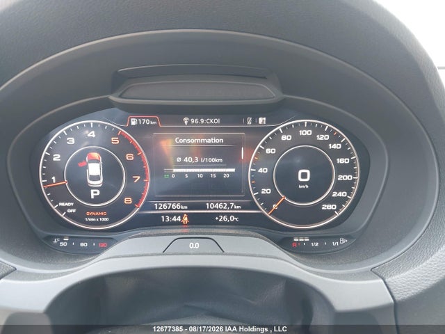 12677385 :رقم المزاد ، WAUK8GFF7H1055005 vin ، 2017 Audi A3 2.0t Technik مزاد بيع