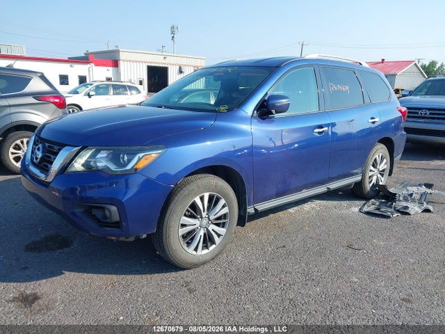 2019 Nissan Pathfinder Platinum/s/sl Premium/sv Tech მანქანა იყიდება აუქციონზე, vin: 5N1DR2MM5KC586689, აუქციონის ნომერი: 12670679
