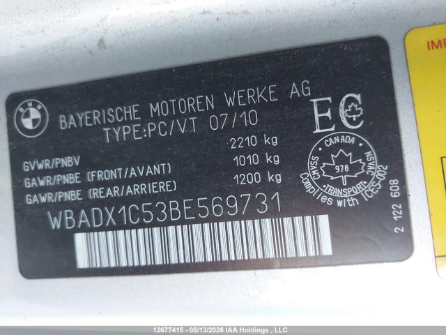 Aukcja sprzedaży 2011 Bmw 335is, vin: WBADX1C53BE569731, numer aukcji: 12677415