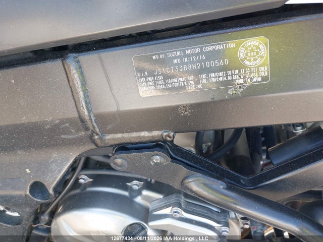 Suzuki Dl650 A/x 2017 JS1C733B8H2100560 Image 10