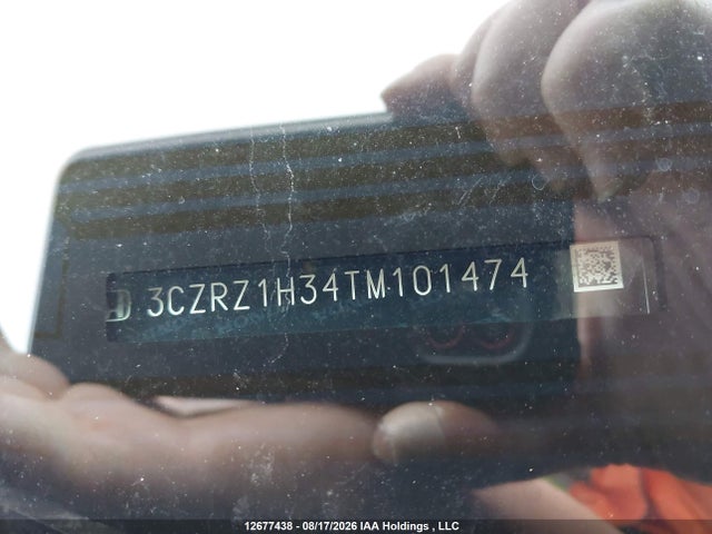 12677438 :رقم المزاد ، 3CZRZ1H34TM101474 vin ، 2026 Honda Hr-v Lx مزاد بيع