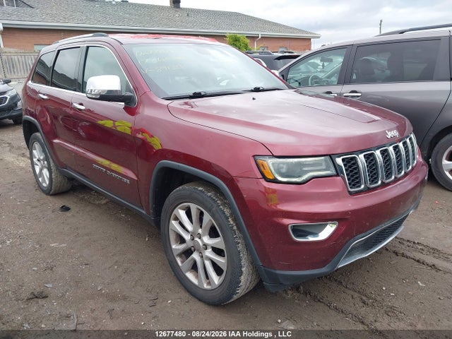 12677480 :رقم المزاد ، 1C4RJFBG8HC891358 vin ، 2017 Jeep Grand Cherokee Limited مزاد بيع