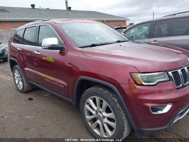 2017 Jeep Grand Cherokee Limited მანქანა იყიდება აუქციონზე, vin: 1C4RJFBG8HC891358, აუქციონის ნომერი: 12677480