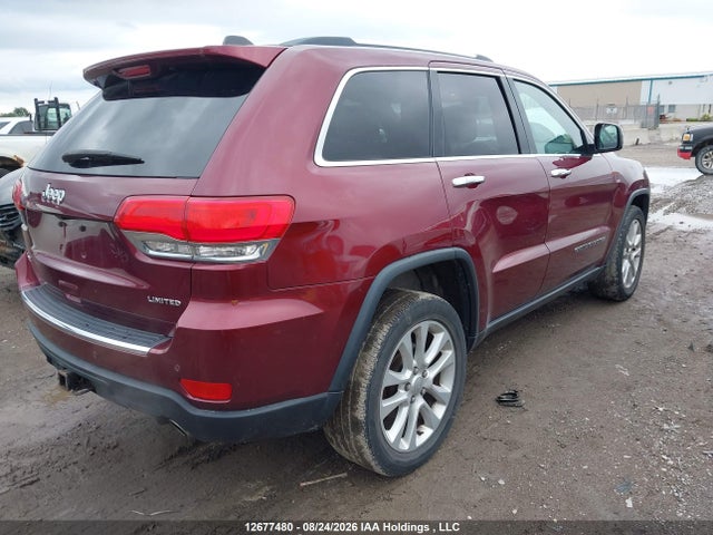 2017 Jeep Grand Cherokee Limited მანქანა იყიდება აუქციონზე, vin: 1C4RJFBG8HC891358, აუქციონის ნომერი: 12677480