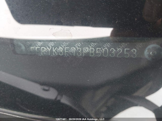 2023 Honda Ridgeline Rtl-e მანქანა იყიდება აუქციონზე, vin: 5FPYK3F73PB503253, აუქციონის ნომერი: 12677481