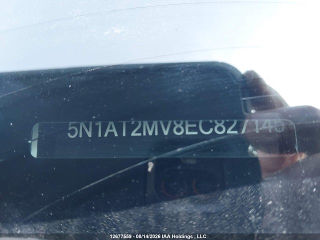 5N1AT2MV8EC827145 Nissan Rogue S/sl/sv