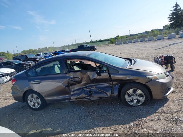 12677585 :رقم المزاد ، 2HGFB2F40DH027521 vin ، 2013 Honda Civic Lx مزاد بيع