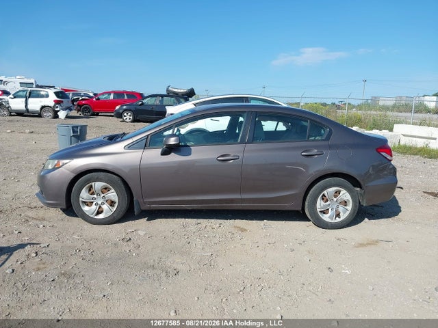 12677585 :رقم المزاد ، 2HGFB2F40DH027521 vin ، 2013 Honda Civic Lx مزاد بيع