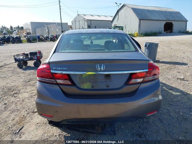12677585 :رقم المزاد ، 2HGFB2F40DH027521 vin ، 2013 Honda Civic Lx مزاد بيع