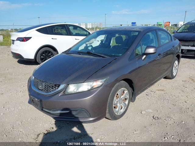 12677585 :رقم المزاد ، 2HGFB2F40DH027521 vin ، 2013 Honda Civic Lx مزاد بيع