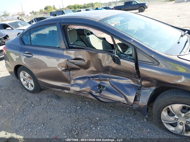 12677585 :رقم المزاد ، 2HGFB2F40DH027521 vin ، 2013 Honda Civic Lx مزاد بيع