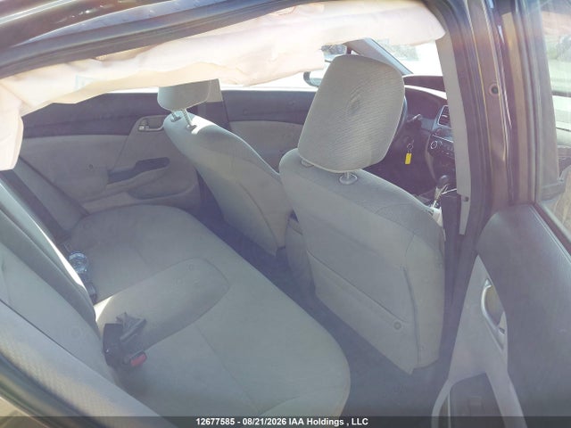 12677585 :رقم المزاد ، 2HGFB2F40DH027521 vin ، 2013 Honda Civic Lx مزاد بيع