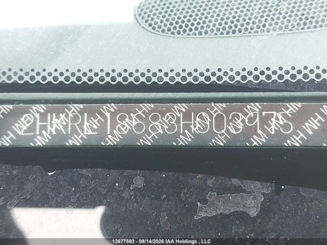 2003 Honda Odyssey Ex მანქანა იყიდება აუქციონზე, vin: 2HKRL18683H003975, აუქციონის ნომერი: 12677593