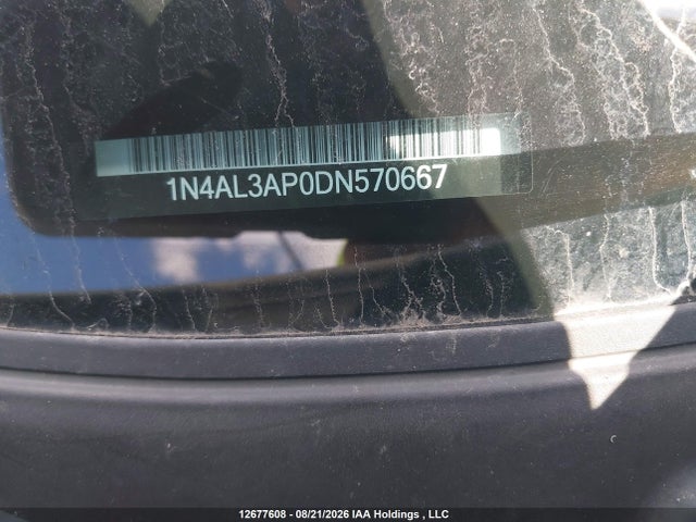 2013 Nissan Altima 2.5/2.5 S/2.5 Sl/2.5 Sv მანქანა იყიდება აუქციონზე, vin: 1N4AL3AP0DN570667, აუქციონის ნომერი: 12677608
