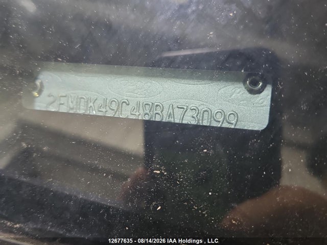 12677635 :رقم المزاد ، 2FMDK49C48BA73099 vin ، 2008 Ford Edge Limited مزاد بيع