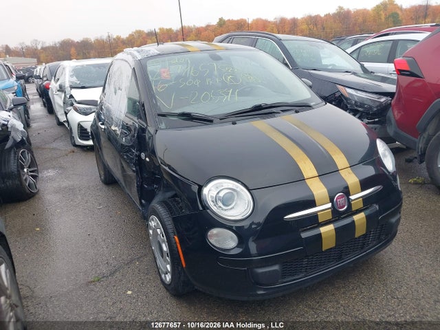 2016 Fiat 500 Pop მანქანა იყიდება აუქციონზე, vin: 3C3CFFAR1GT205341, აუქციონის ნომერი: 12677657