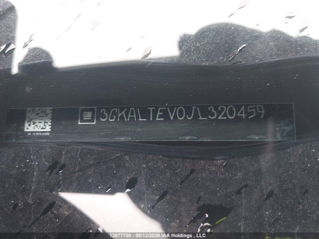2018 Gmc Terrain Sle მანქანა იყიდება აუქციონზე, vin: 3GKALTEV0JL320459, აუქციონის ნომერი: 12677700
