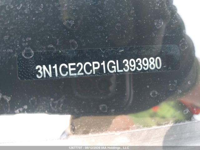 3N1CE2CP1GL393980 Nissan Versa Note S/s Plus/sv/sl/sr