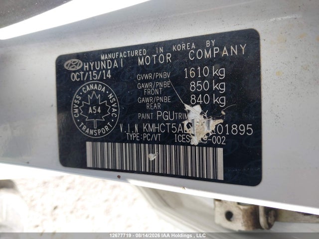 Hyundai ACCENT GL 2015 KMHCT5AE8FU201895 Image 18