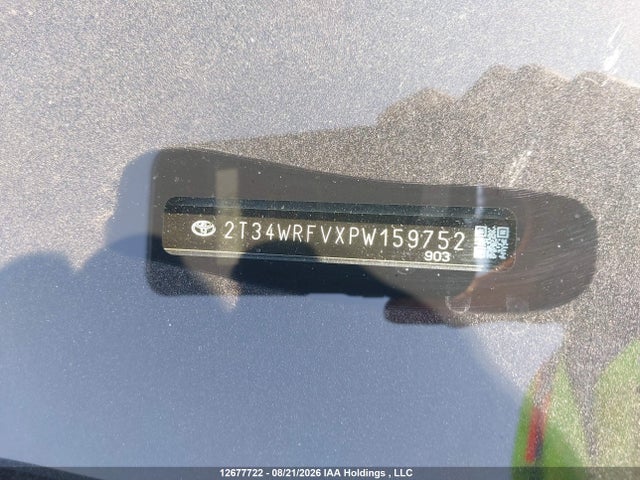 Aukcja sprzedaży 2023 Toyota Rav4, vin: 2T34WRFVXPW159752, numer aukcji: 12677722