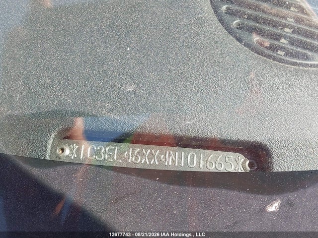 Aukcja sprzedaży 2004 Chrysler Sebring Lx, vin: 1C3EL46XX4N101665, numer aukcji: 12677743