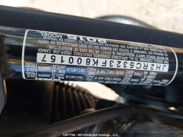 Honda Vt750 C 2015 JH2RC5323FK800157 Image 10