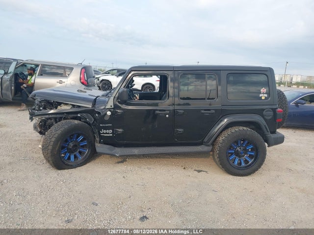 12677784 :رقم المزاد ، 1C4HJXEG6JW130460 vin ، 2018 Jeep Wrangler Unlimited Sahara مزاد بيع