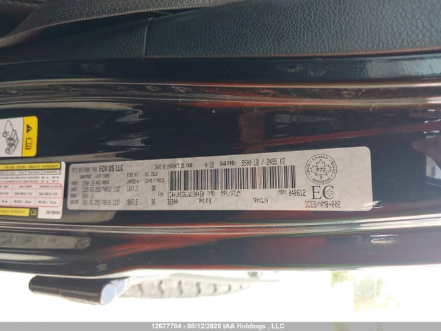 12677784 :رقم المزاد ، 1C4HJXEG6JW130460 vin ، 2018 Jeep Wrangler Unlimited Sahara مزاد بيع