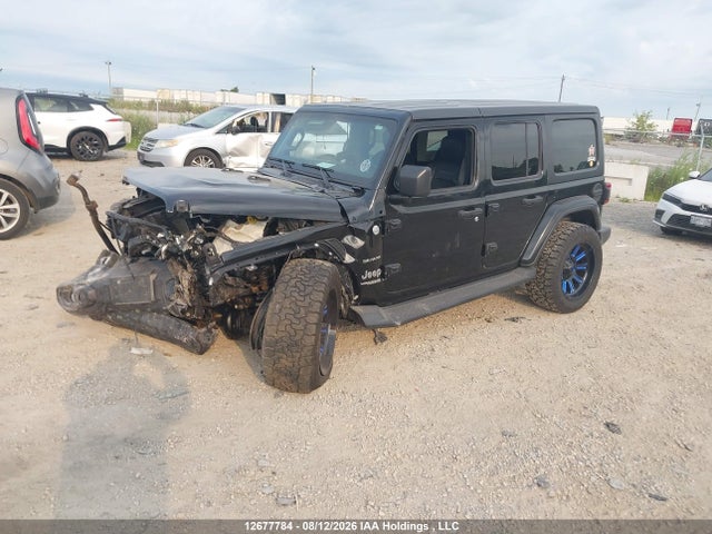 12677784 :رقم المزاد ، 1C4HJXEG6JW130460 vin ، 2018 Jeep Wrangler Unlimited Sahara مزاد بيع