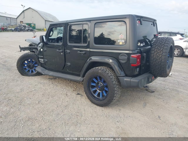 12677784 :رقم المزاد ، 1C4HJXEG6JW130460 vin ، 2018 Jeep Wrangler Unlimited Sahara مزاد بيع
