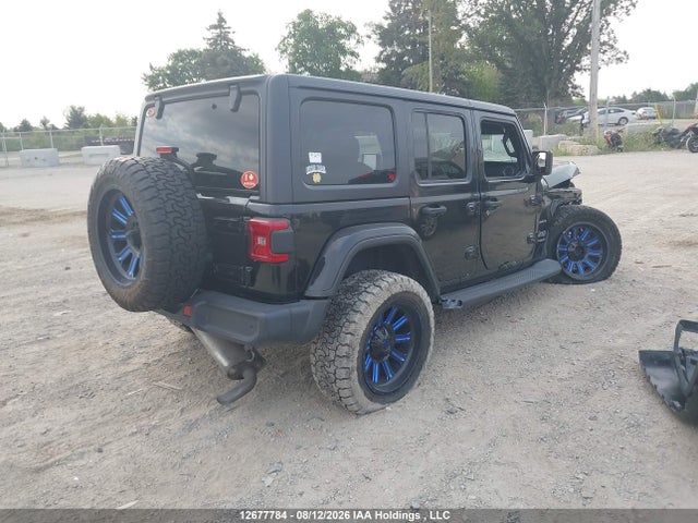 12677784 :رقم المزاد ، 1C4HJXEG6JW130460 vin ، 2018 Jeep Wrangler Unlimited Sahara مزاد بيع