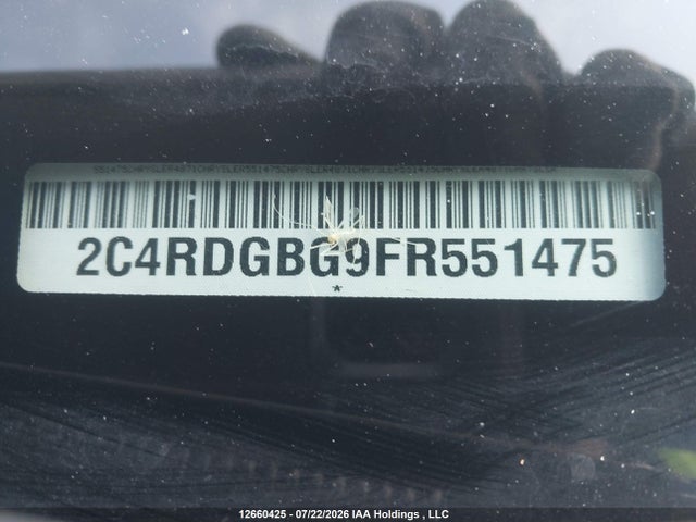 Dodge Grand Caravan Se/sxt 2015 2C4RDGBG9FR551475 Image 18