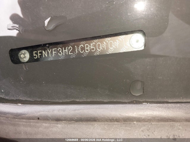 Продаж на аукціоні авто 2012 Honda Pilot Lx, vin: 5FNYF3H21CB501011, номер лоту: 12669669